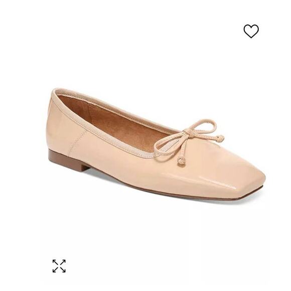 NWB CIRCUS NY Teresa Square-Toe Ballet Flats nude size 8 - Picture 2 of 12